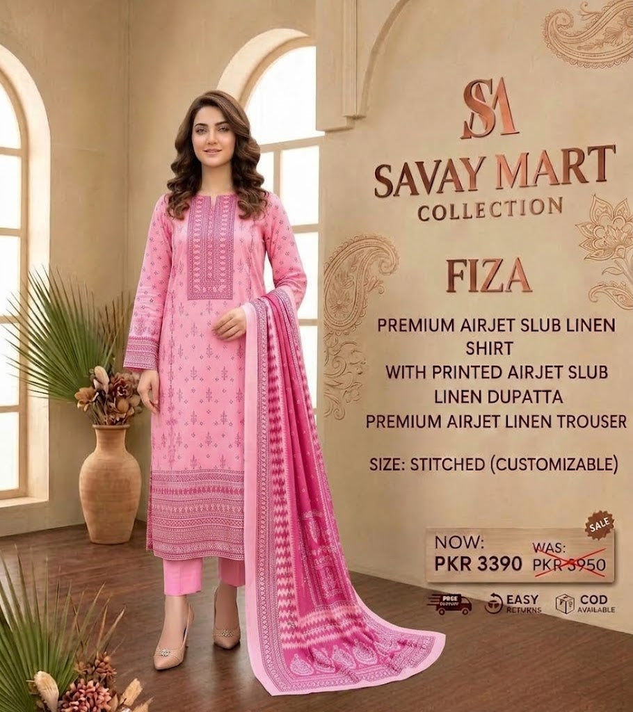Slub Linen 3pce