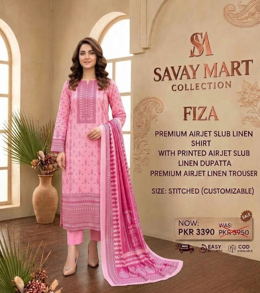Slub Linen 3pce