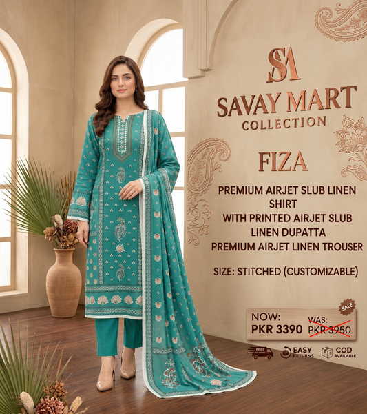 Slub Linen 3pce