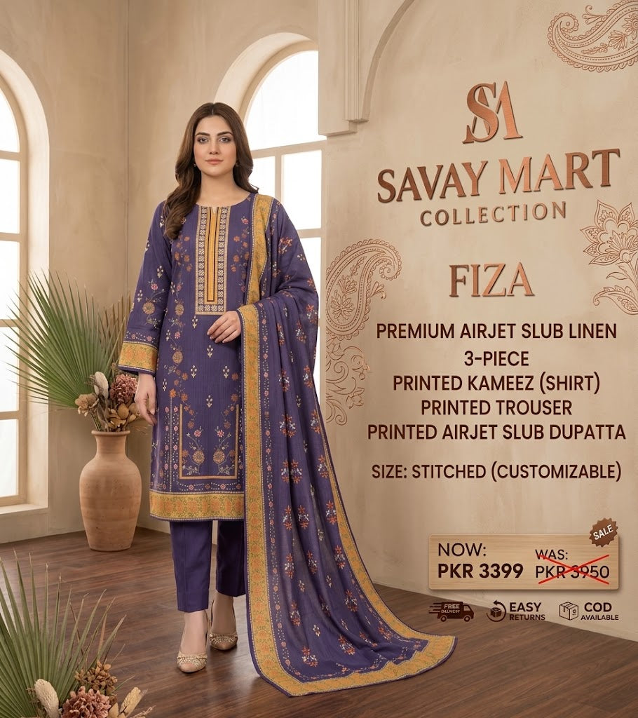 Slub Linen 3pce